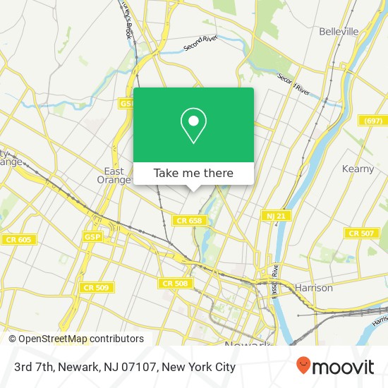3rd 7th, Newark, NJ 07107 map
