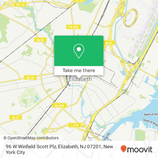 96 W Winfield Scott Plz, Elizabeth, NJ 07201 map