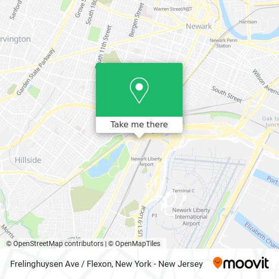 Frelinghuysen Ave / Flexon map