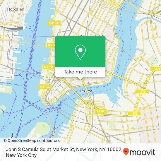 John S Camula Sq at Market St, New York, NY 10002 map