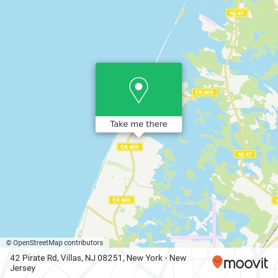 42 Pirate Rd, Villas, NJ 08251 map