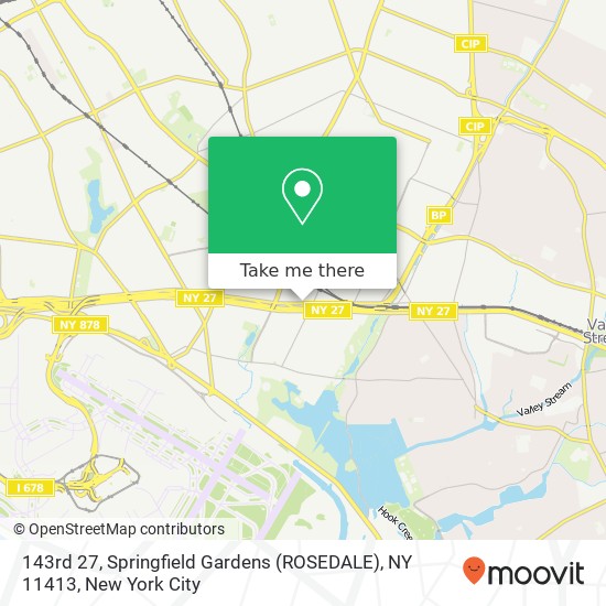 Mapa de 143rd 27, Springfield Gardens (ROSEDALE), NY 11413