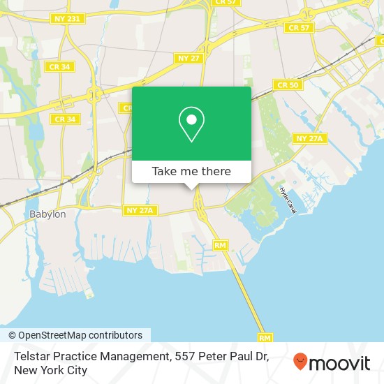 Telstar Practice Management, 557 Peter Paul Dr map