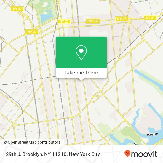 29th J, Brooklyn, NY 11210 map