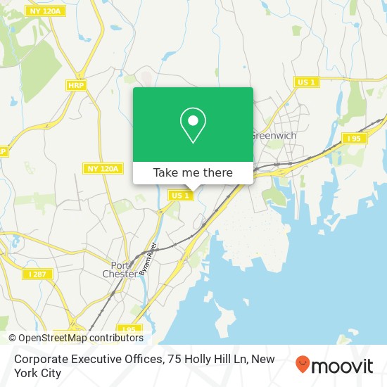 Mapa de Corporate Executive Offices, 75 Holly Hill Ln