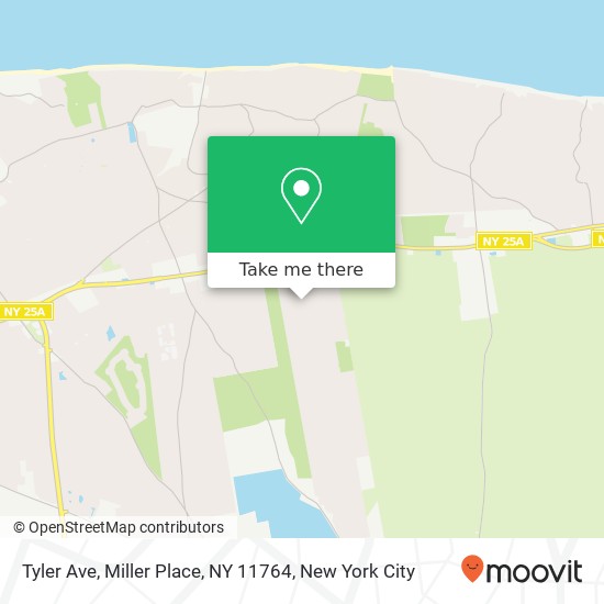 Tyler Ave, Miller Place, NY 11764 map