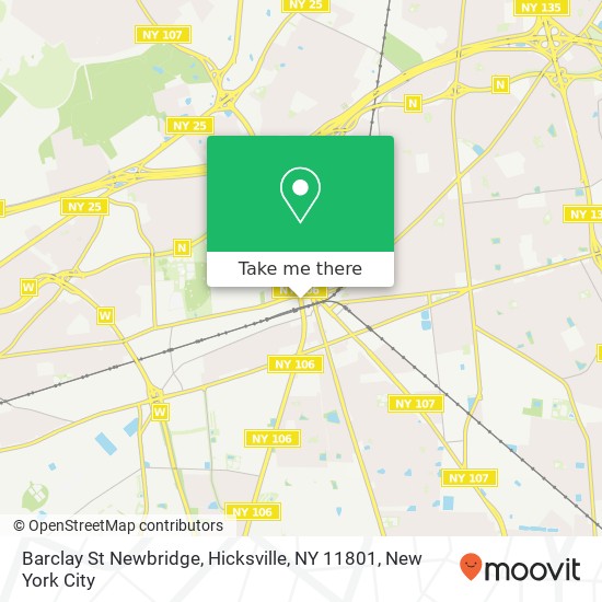 Mapa de Barclay St Newbridge, Hicksville, NY 11801