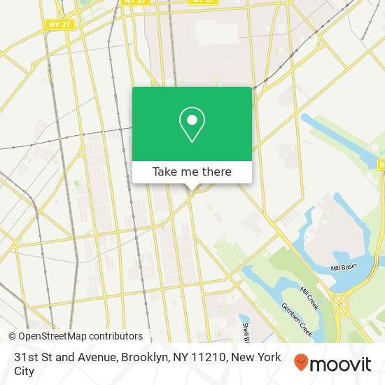 Mapa de 31st St and Avenue, Brooklyn, NY 11210