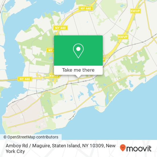 Mapa de Amboy Rd / Maguire, Staten Island, NY 10309