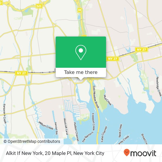 Mapa de Alkit If New York, 20 Maple Pl