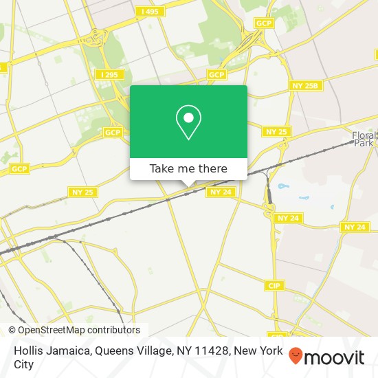 Hollis Jamaica, Queens Village, NY 11428 map