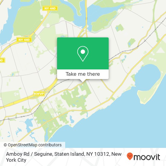 Mapa de Amboy Rd / Seguine, Staten Island, NY 10312