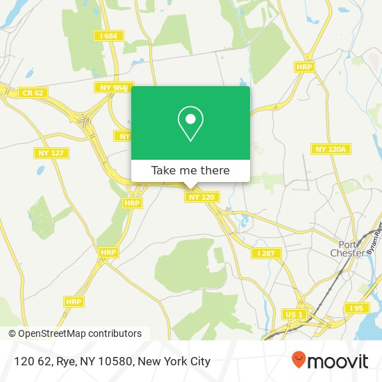 Mapa de 120 62, Rye, NY 10580