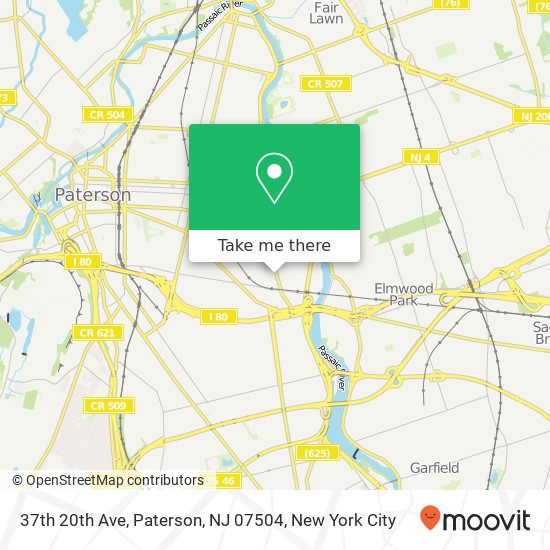 37th 20th Ave, Paterson, NJ 07504 map