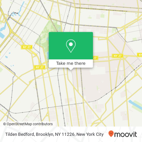 Tilden Bedford, Brooklyn, NY 11226 map