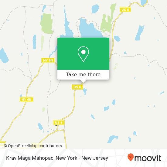 Krav Maga Mahopac, 485 US-6 map