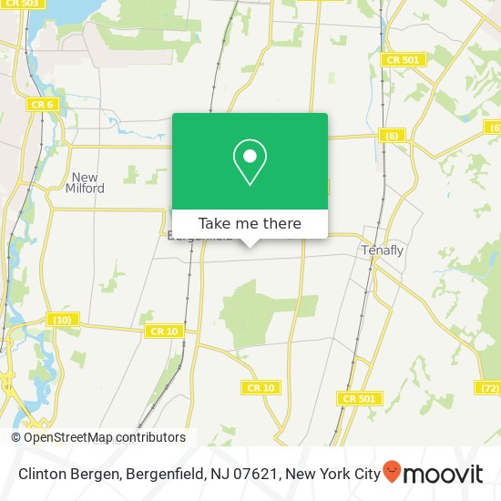 Clinton Bergen, Bergenfield, NJ 07621 map