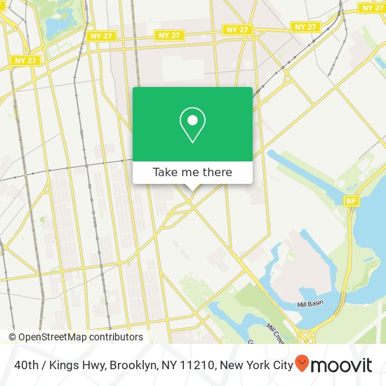 Mapa de 40th / Kings Hwy, Brooklyn, NY 11210