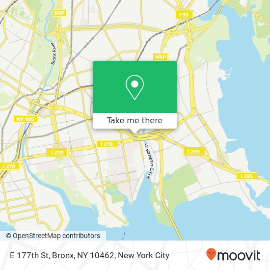 E 177th St, Bronx, NY 10462 map