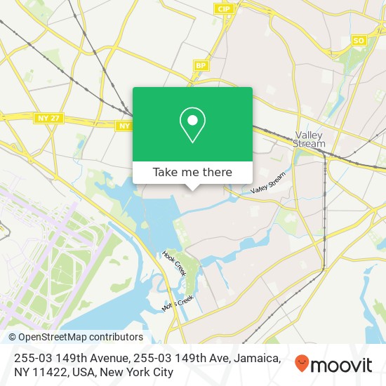 255-03 149th Avenue, 255-03 149th Ave, Jamaica, NY 11422, USA map
