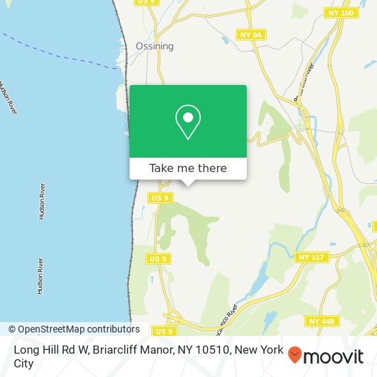 Long Hill Rd W, Briarcliff Manor, NY 10510 map