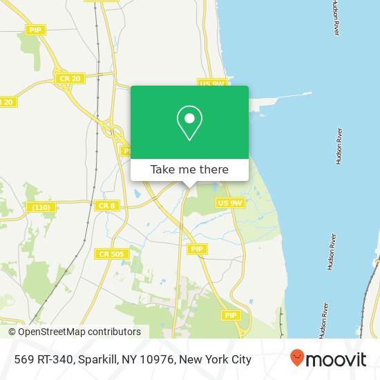 Mapa de 569 RT-340, Sparkill, NY 10976