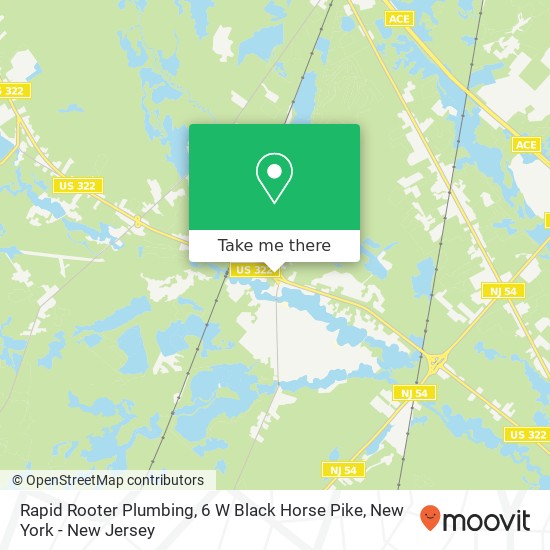 Rapid Rooter Plumbing, 6 W Black Horse Pike map