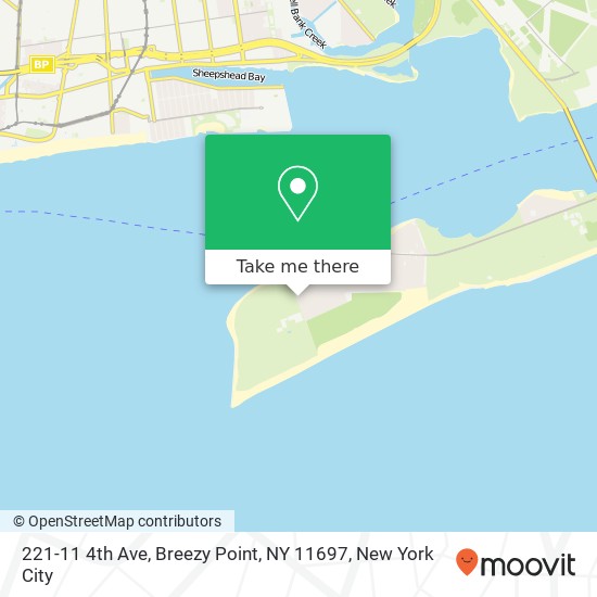 221-11 4th Ave, Breezy Point, NY 11697 map