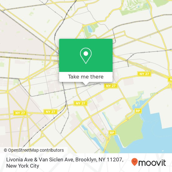 Livonia Ave & Van Siclen Ave, Brooklyn, NY 11207 map
