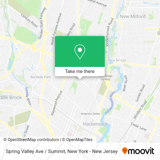 Mapa de Spring Valley Ave / Summit