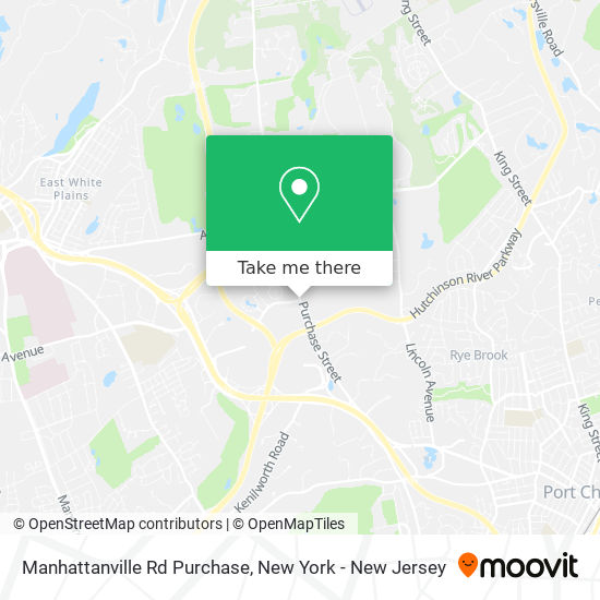 Manhattanville Rd Purchase map