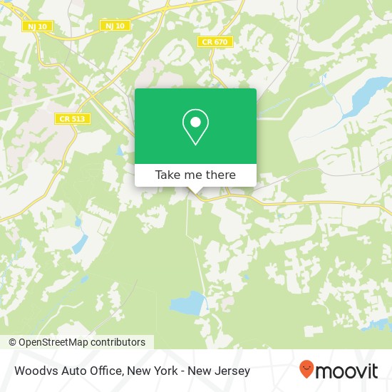 Mapa de Woodvs Auto Office, 1248 Sussex Tpke