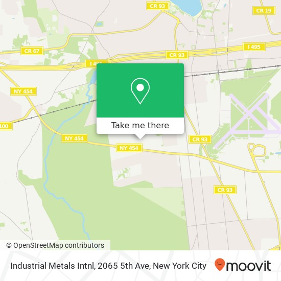 Mapa de Industrial Metals Intnl, 2065 5th Ave