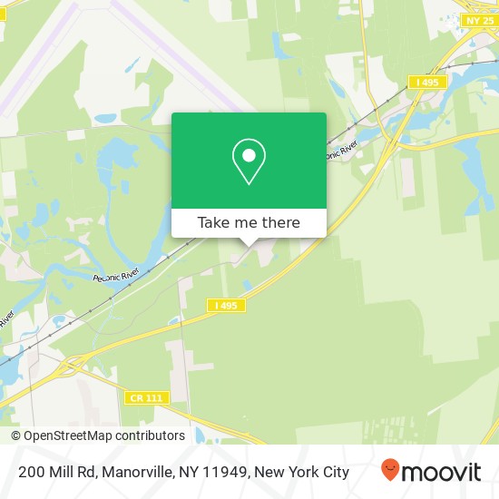 200 Mill Rd, Manorville, NY 11949 map