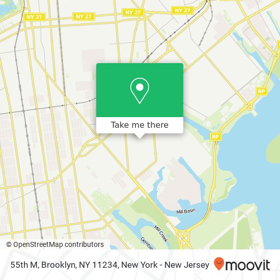 Mapa de 55th M, Brooklyn, NY 11234