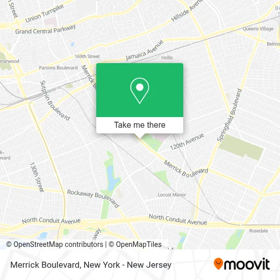 Merrick Boulevard map