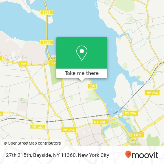 27th 215th, Bayside, NY 11360 map