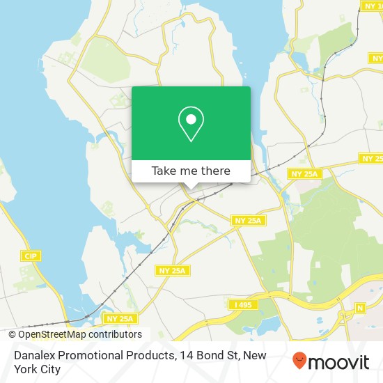 Mapa de Danalex Promotional Products, 14 Bond St