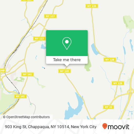 Mapa de 903 King St, Chappaqua, NY 10514