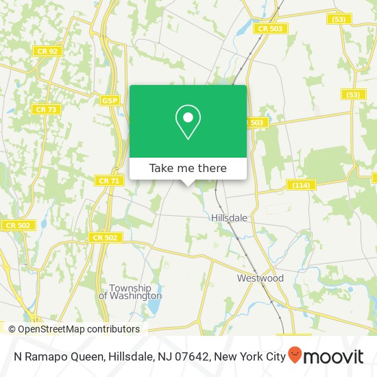 N Ramapo Queen, Hillsdale, NJ 07642 map