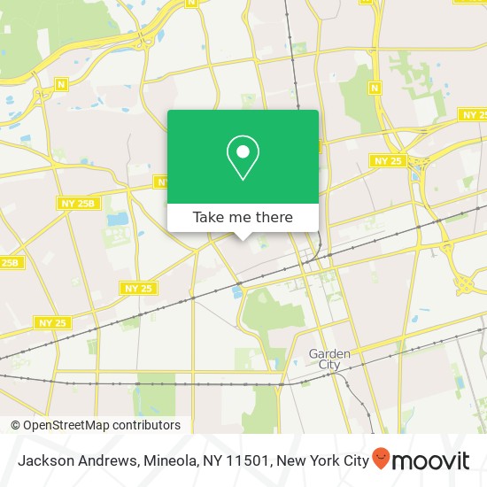 Jackson Andrews, Mineola, NY 11501 map