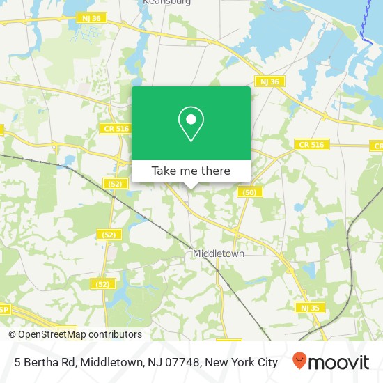 5 Bertha Rd, Middletown, NJ 07748 map