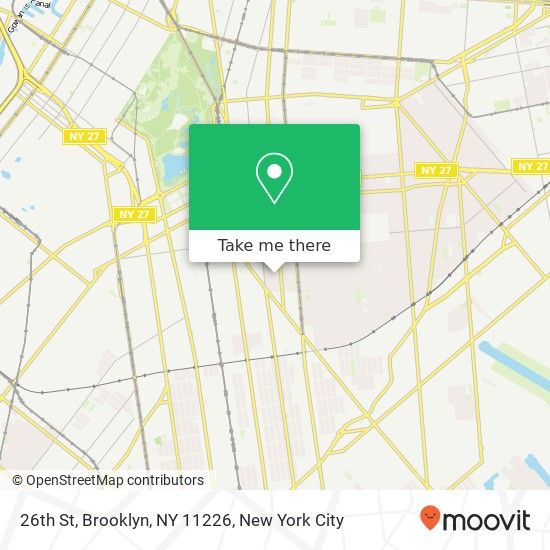 Mapa de 26th St, Brooklyn, NY 11226