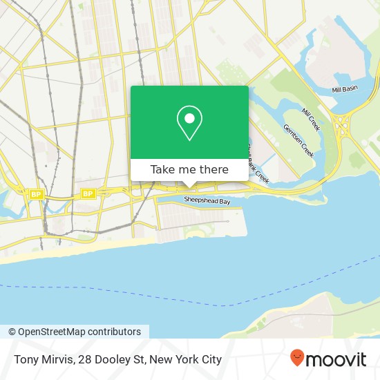 Mapa de Tony Mirvis, 28 Dooley St