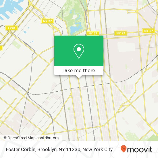 Foster Corbin, Brooklyn, NY 11230 map