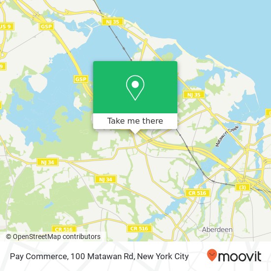 Pay Commerce, 100 Matawan Rd map