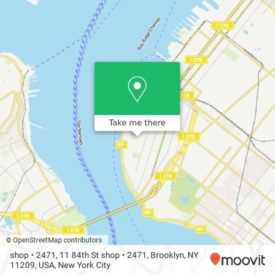 shop  •  2471, 11 84th St shop  •  2471, Brooklyn, NY 11209, USA map