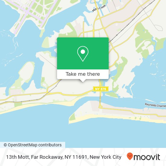 13th Mott, Far Rockaway, NY 11691 map