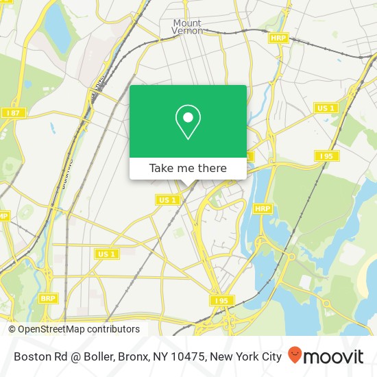 Mapa de Boston Rd @ Boller, Bronx, NY 10475