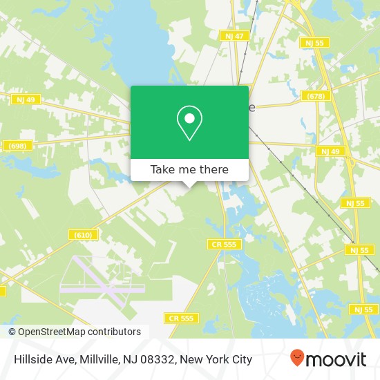 Hillside Ave, Millville, NJ 08332 map